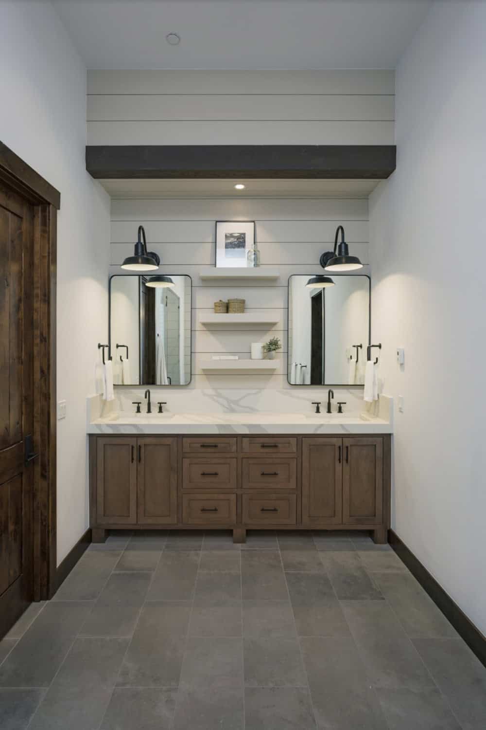 rustic bathroom vanity