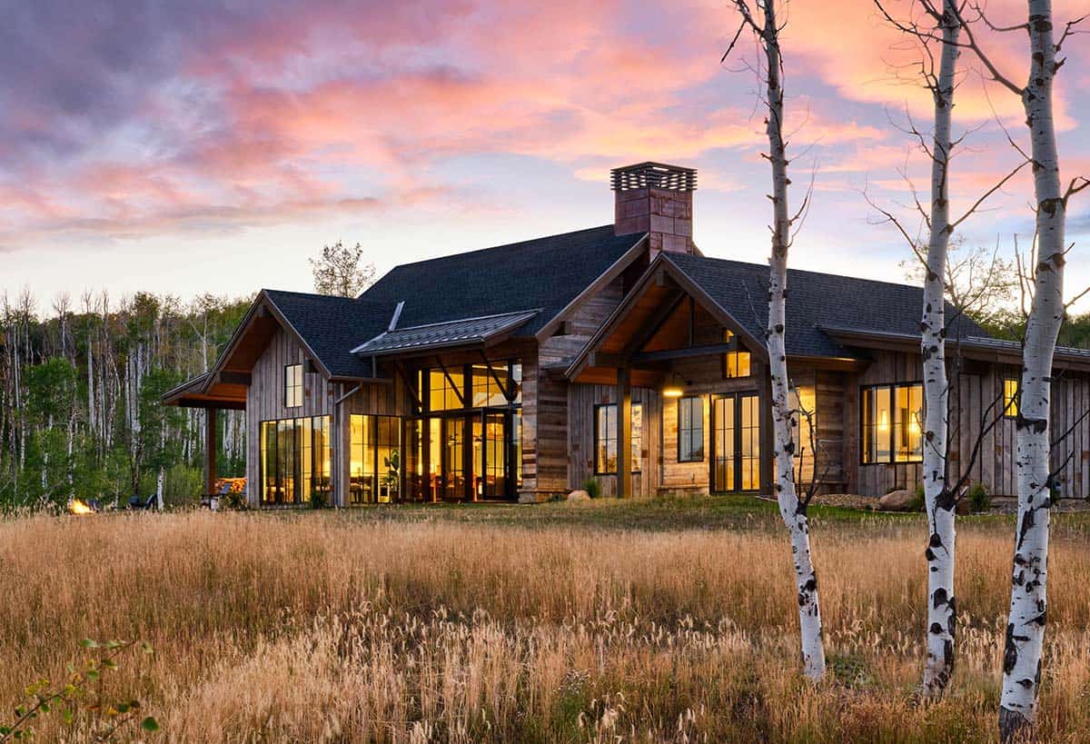 mountain home exterior with a landscape view