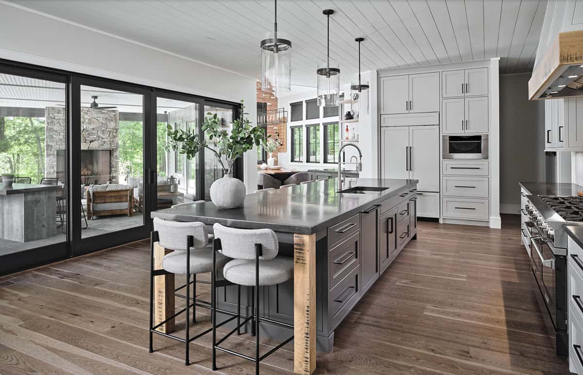 rustic modern kitchen