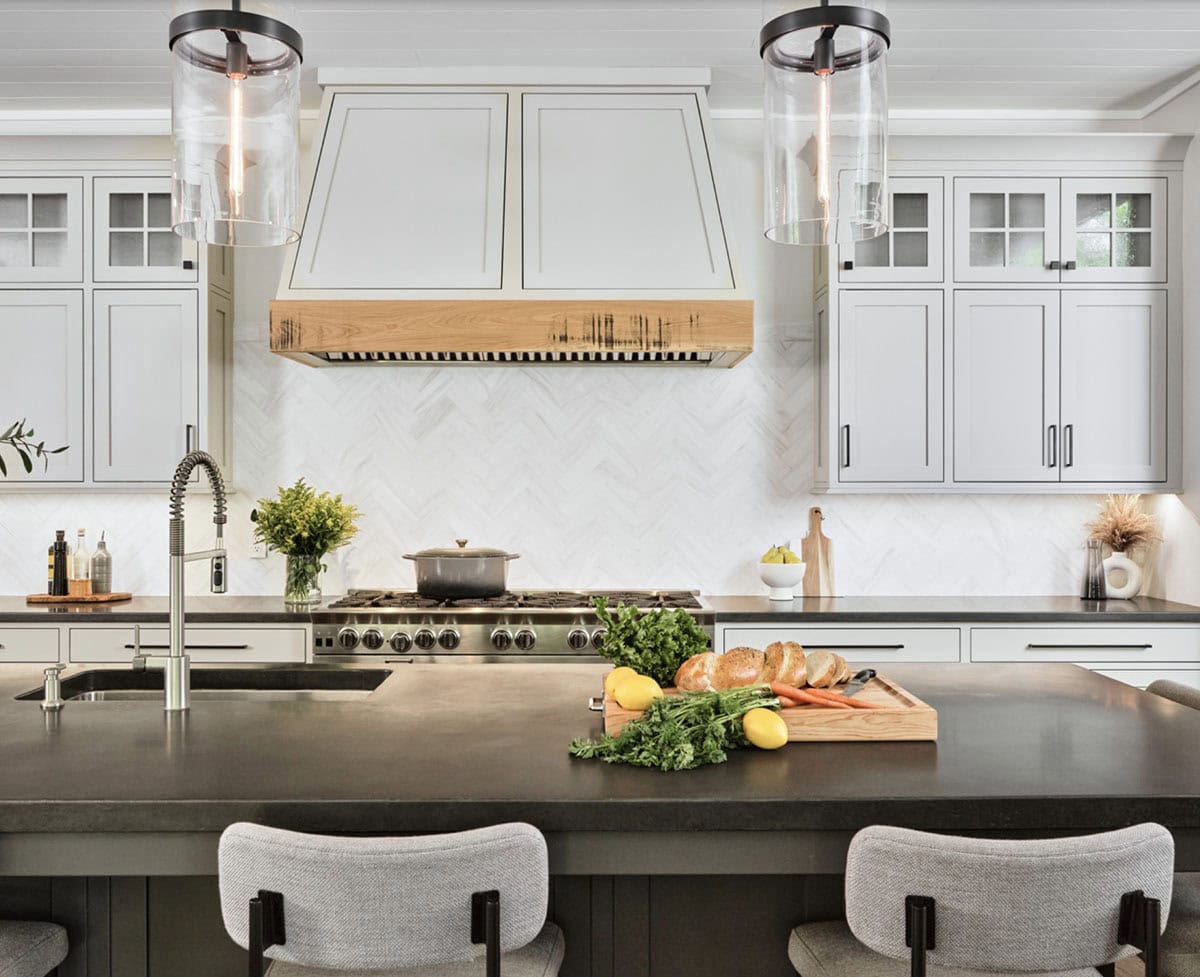 rustic modern kitchen