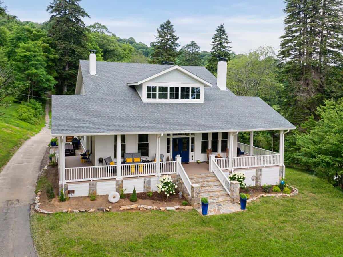 alpine farmhouse exterior