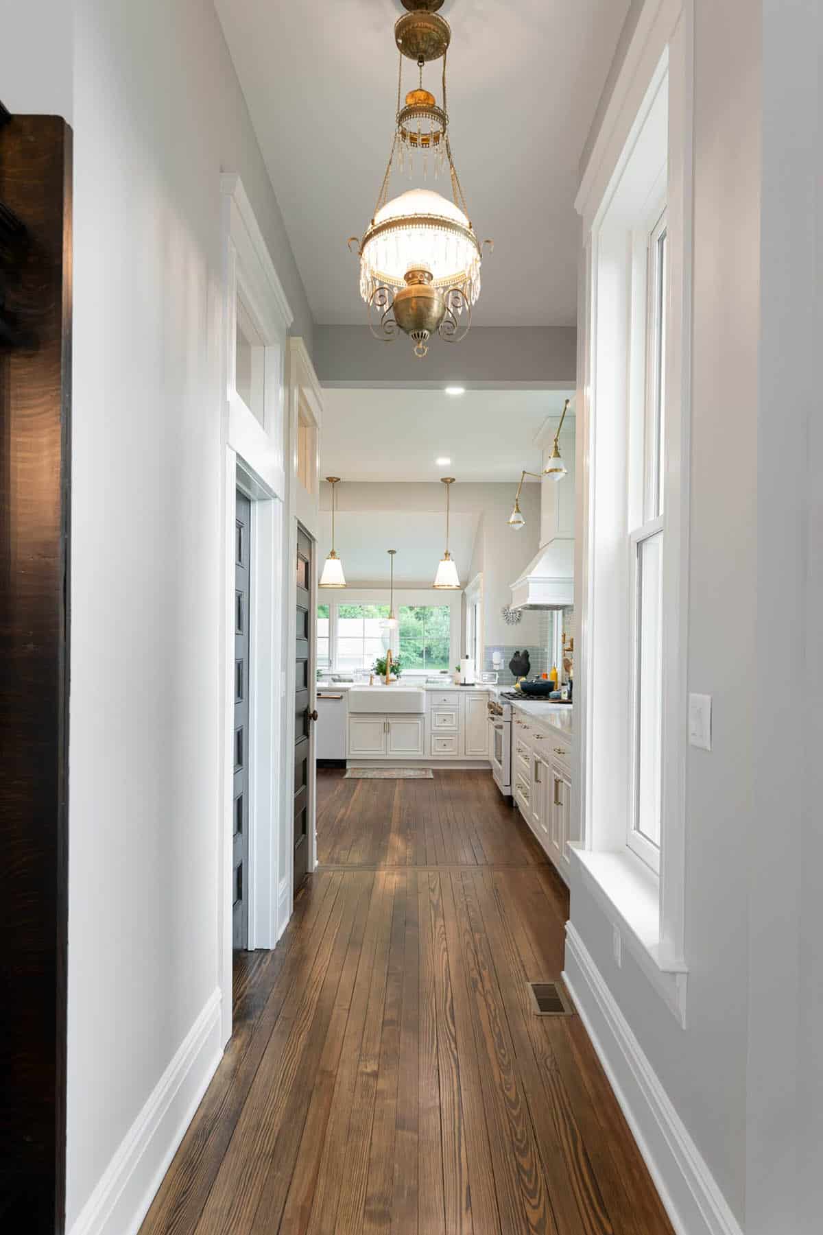 farmhouse style hallway