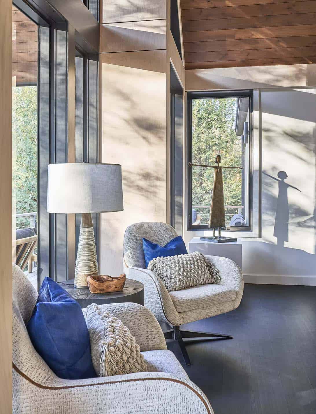 rustic modern living room