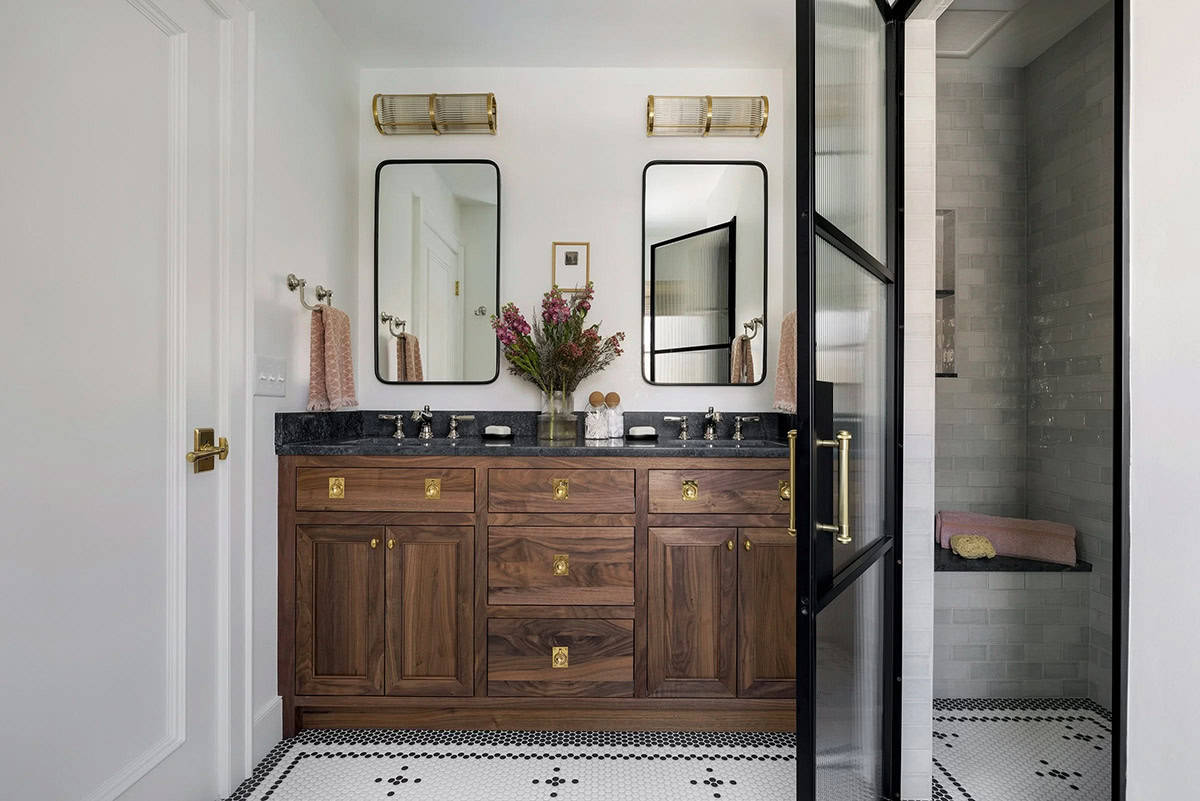 contemporary bathroom vanity