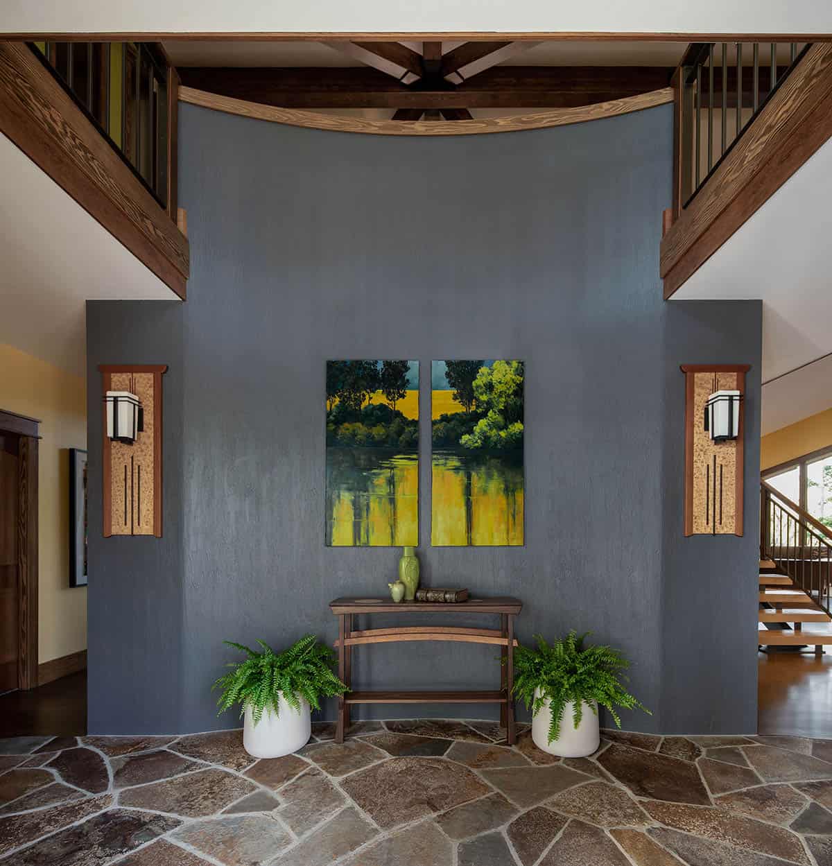 craftsman style home entry