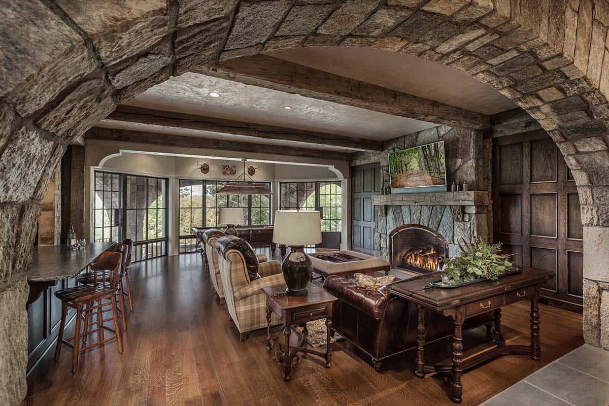 Rustic Family Room
