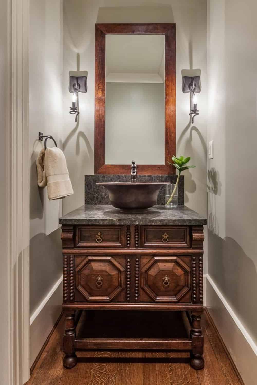 Rustic Powder Room