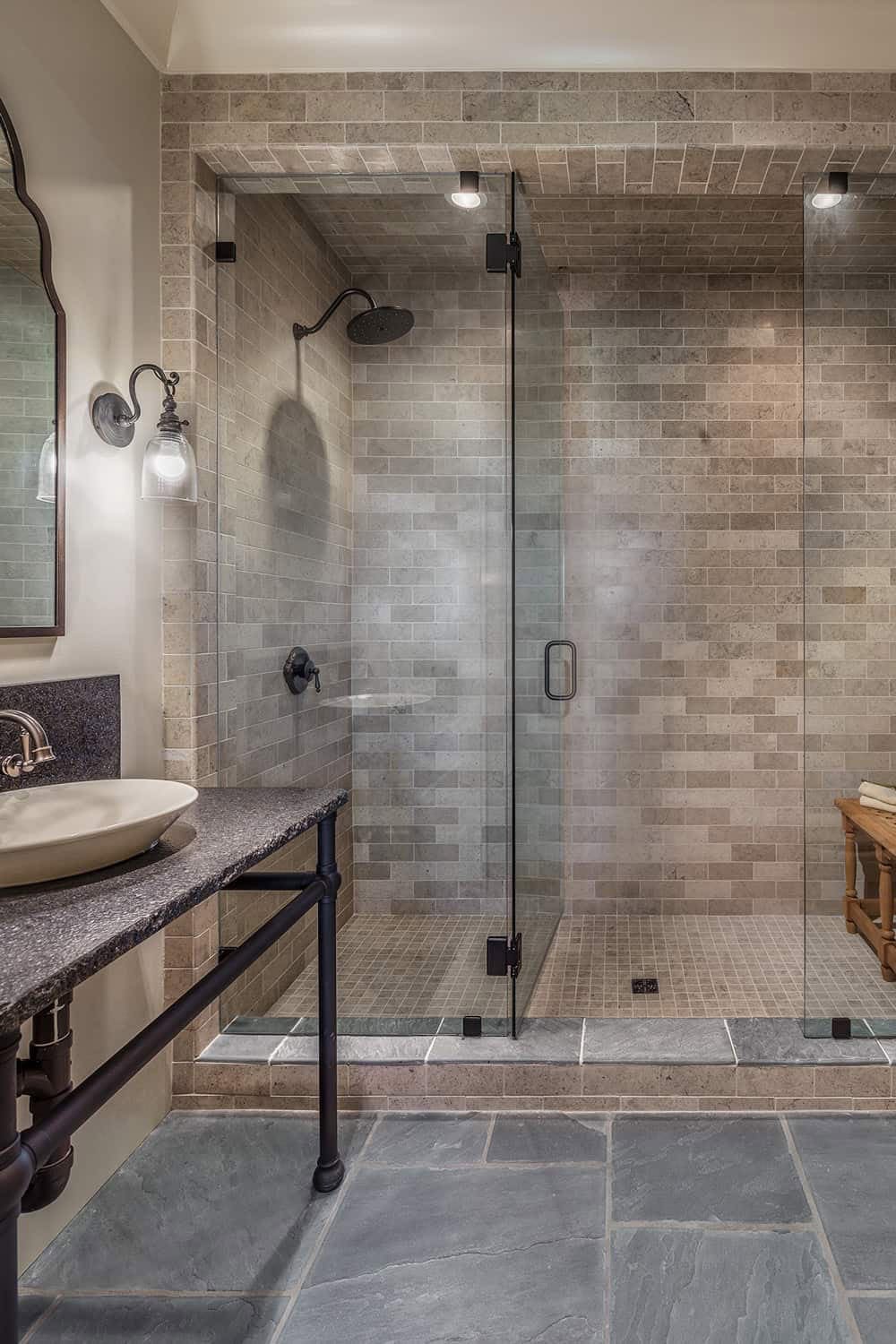 transitional bathroom