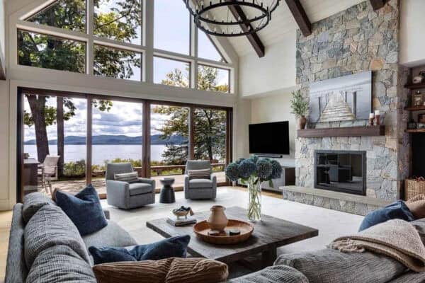 featured posts image for A New Hampshire lake house on the peaceful shores of Lake Winnipesaukee