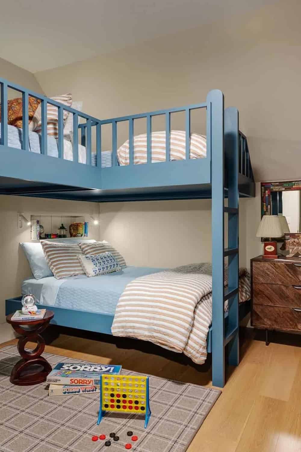 contemporary bunk bedroom