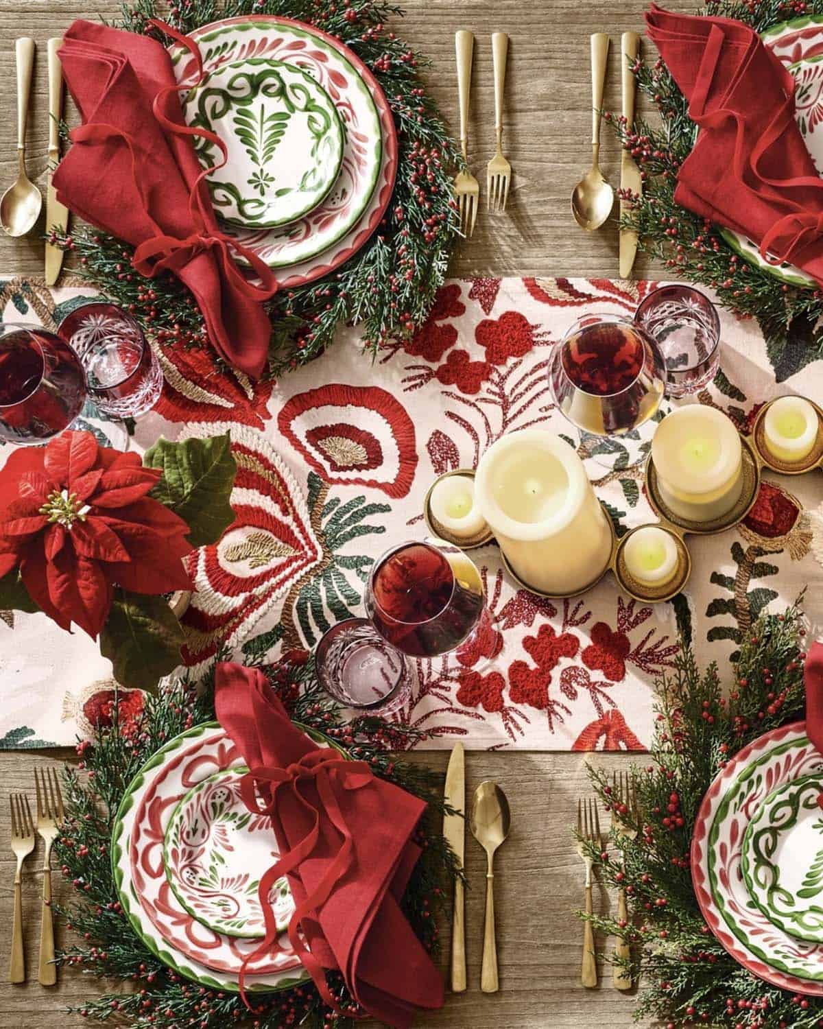 christmas table decorations