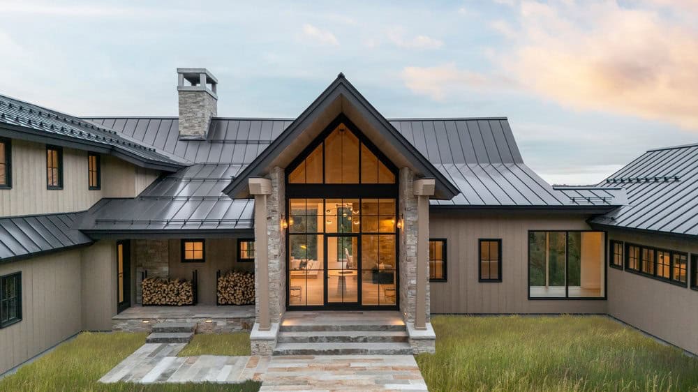 mountain modern house exterior