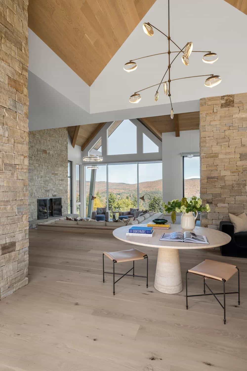 mountain modern house entry