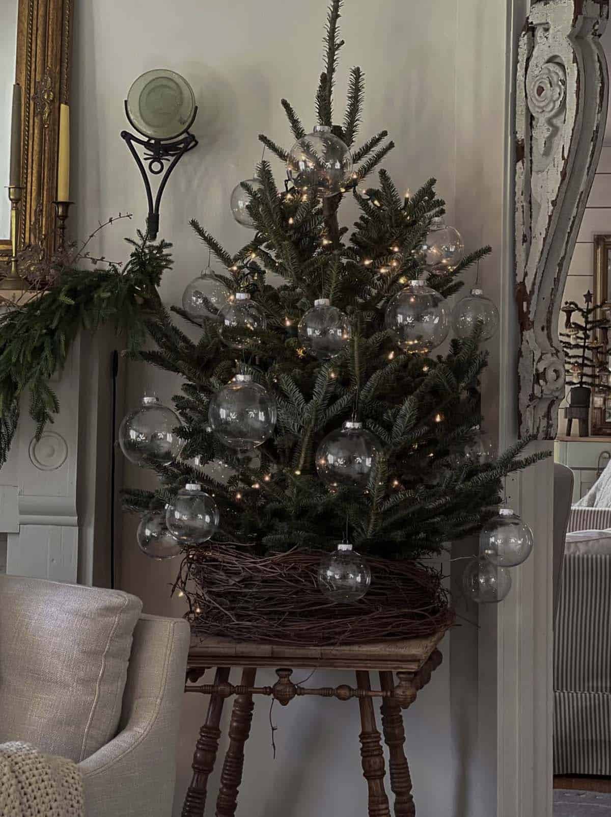 small tabletop christmas tree