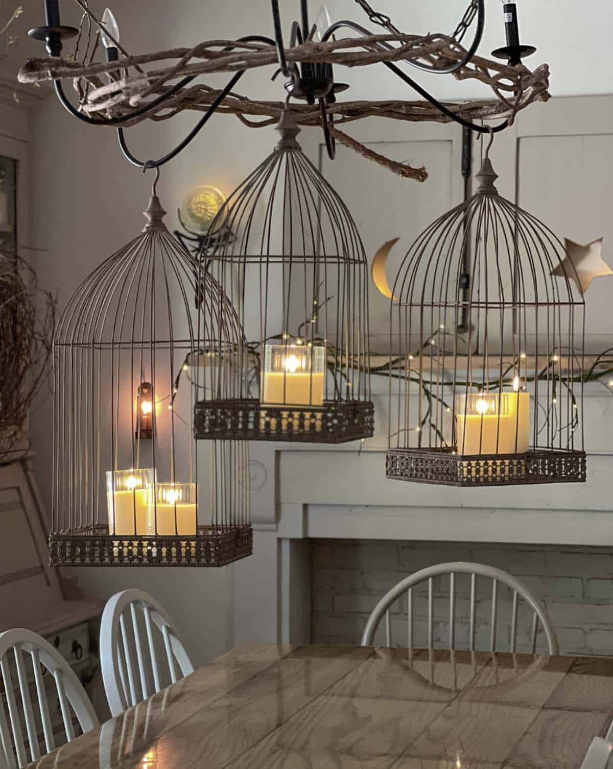 hanging lanterns christmas chandelier