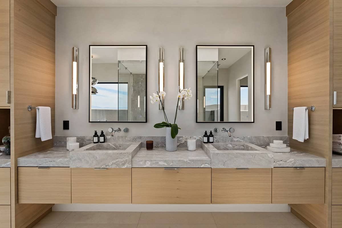 modern bathroom vanity