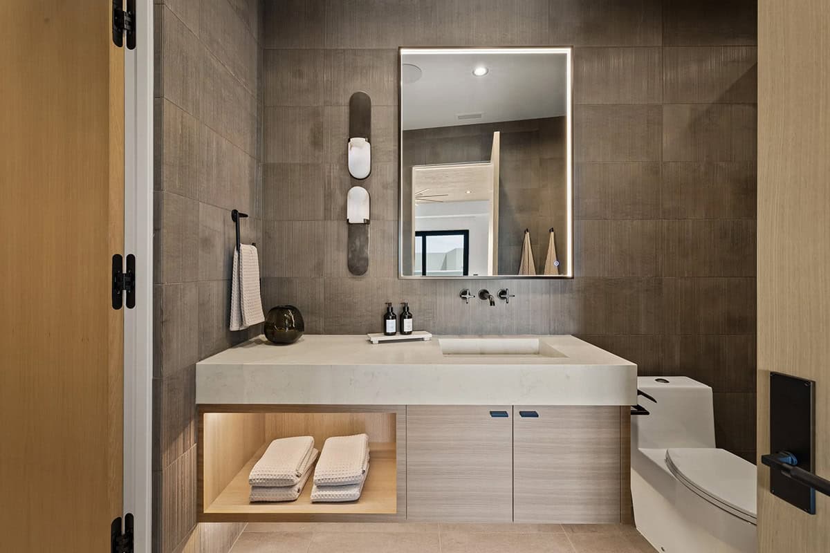 modern bathroom vanity