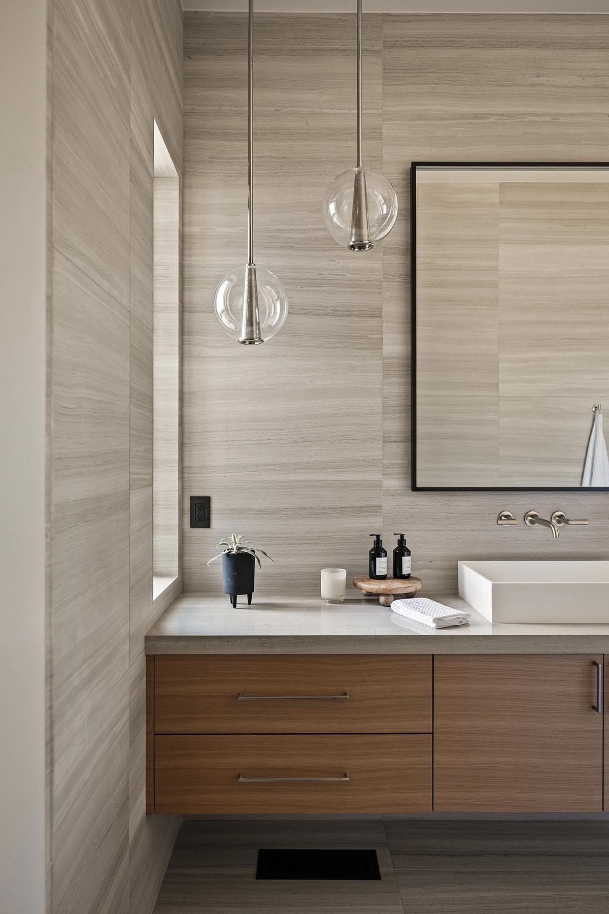 modern bathroom vanity