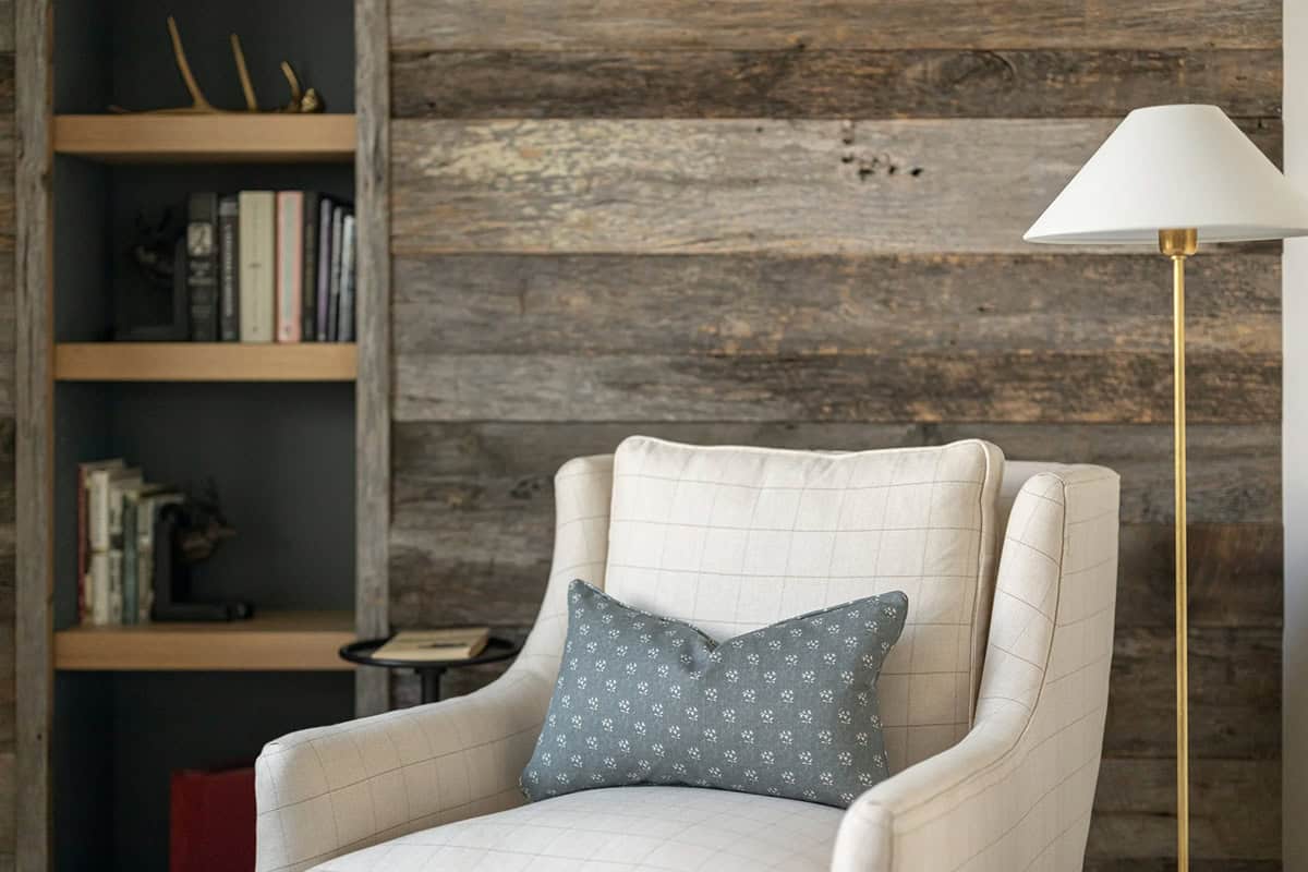 modern mountain style living room