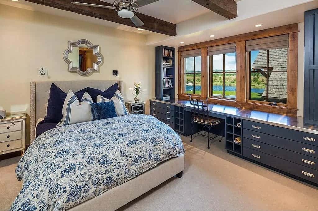 modern rustic bedroom