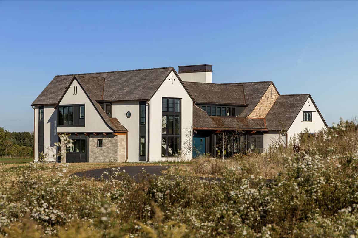 Modern Tudor Home Exterior