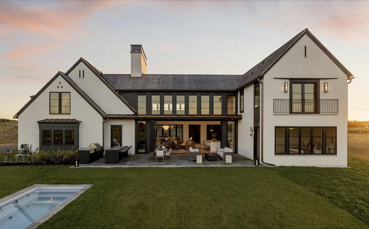 Modern Tudor Home Exterior