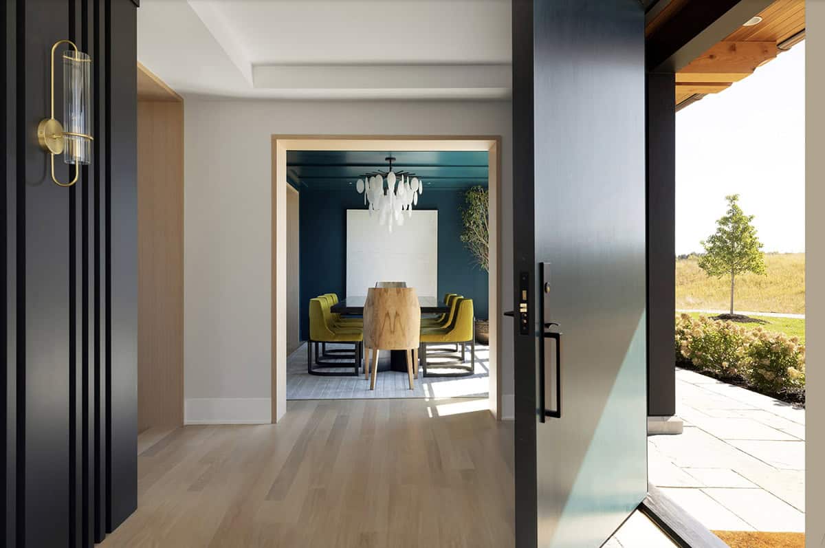 Modern Tudor Home Entry