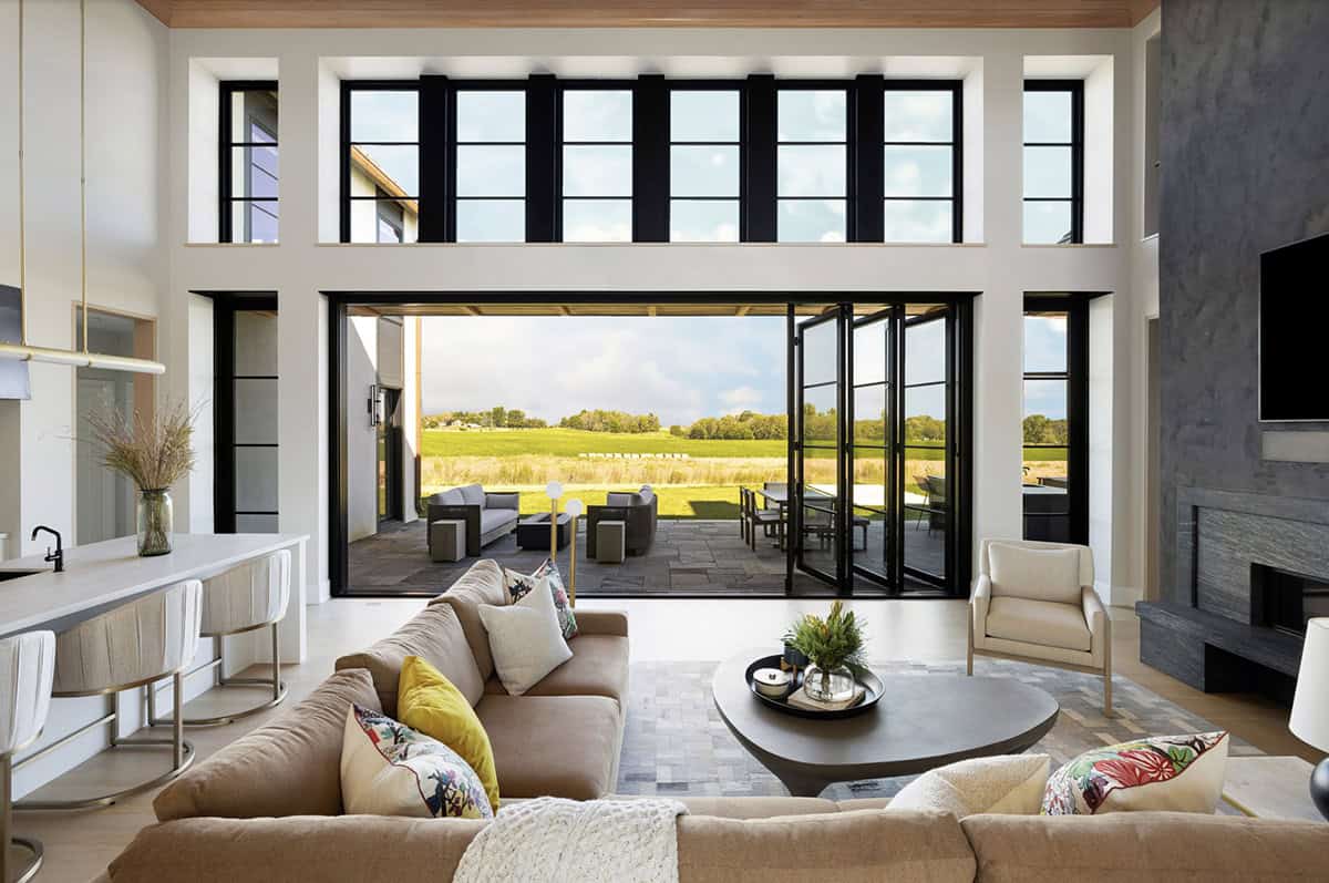 Transitional Living Room