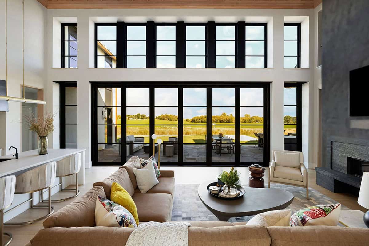 Transitional Living Room