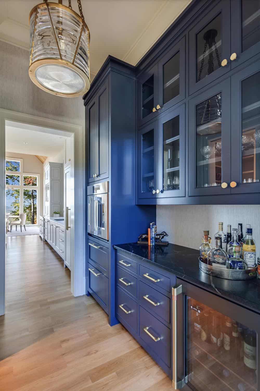 contemporary home bar