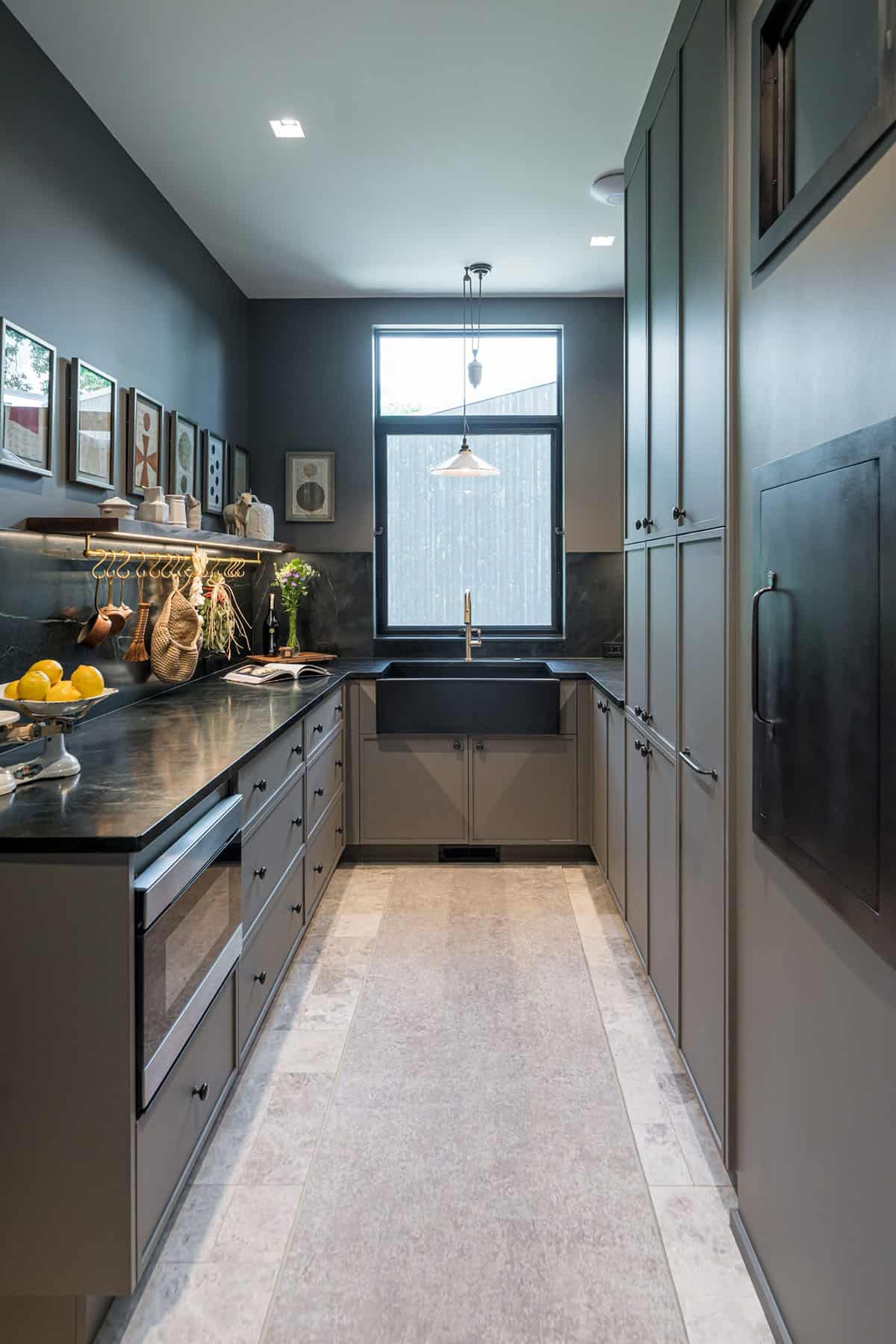 modern walk-in pantry