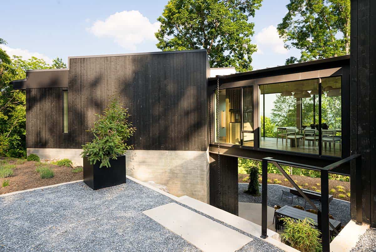 mountain modern home exterior