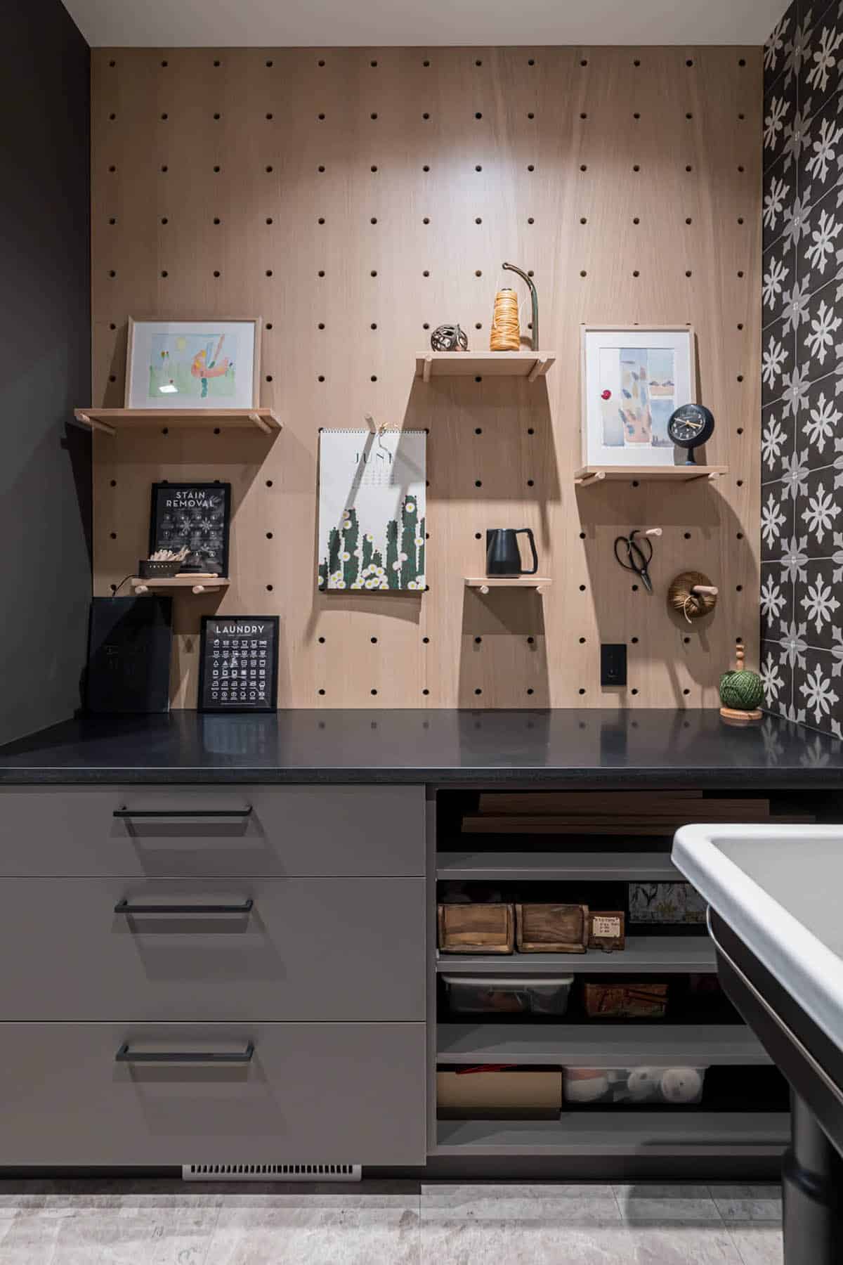 modern laundry room