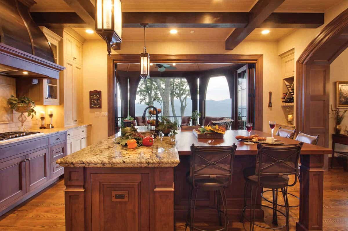 mountain rustic kitchen