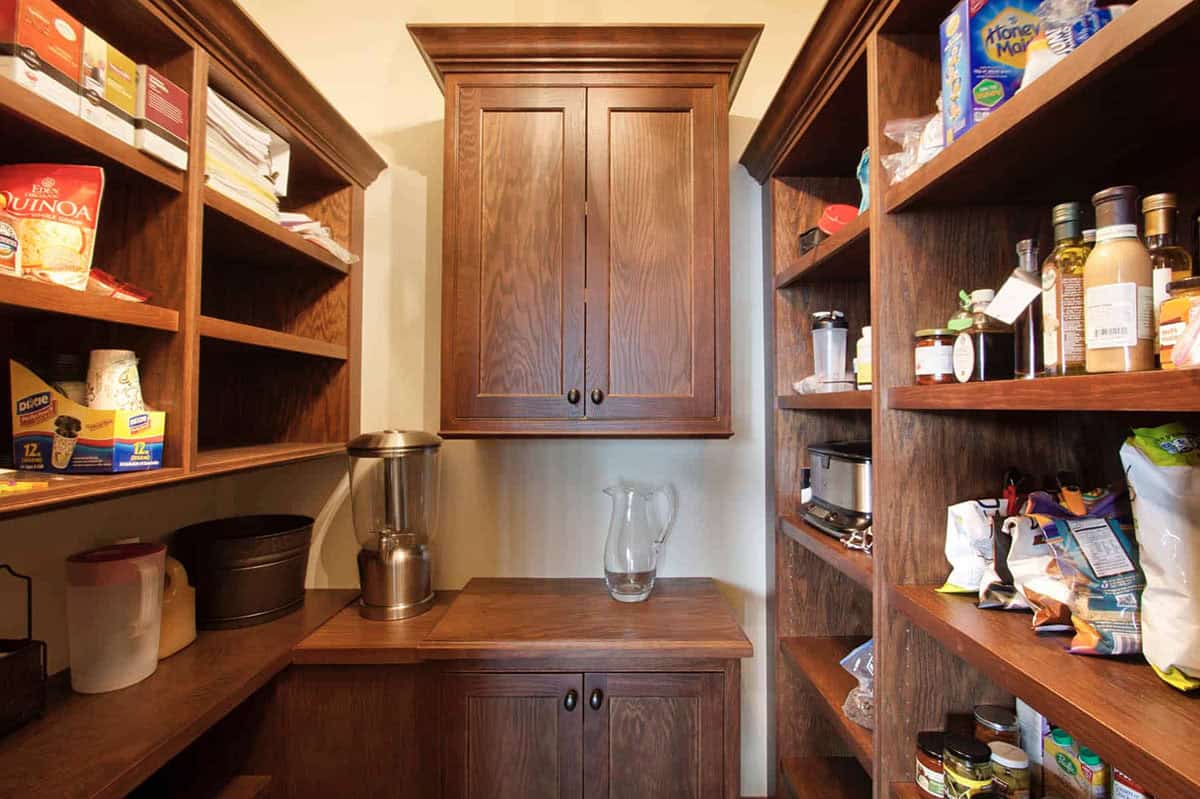 mountain rustic pantry