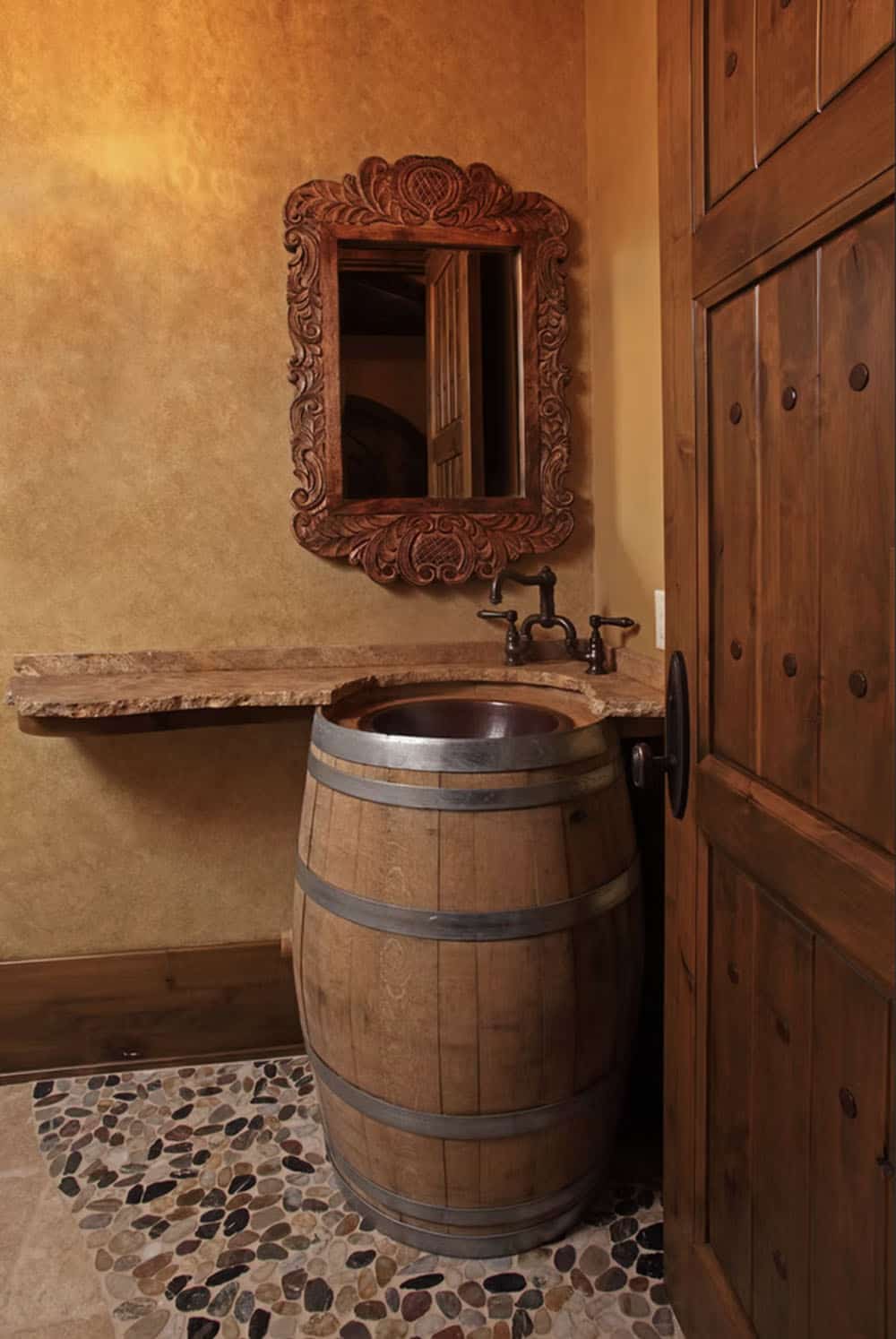 Rustic Powder Room