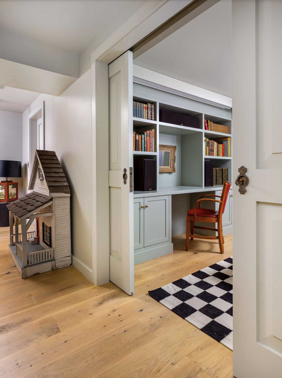 Rustic Office And Movie Room