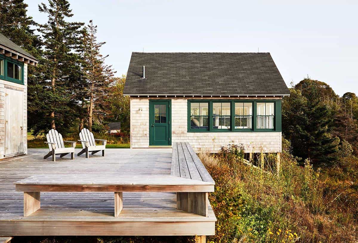 rustic cabin exterior