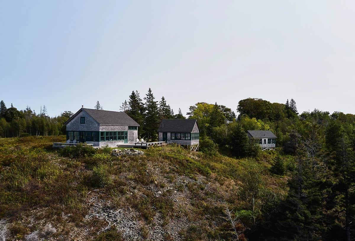 rustic cabin exterior