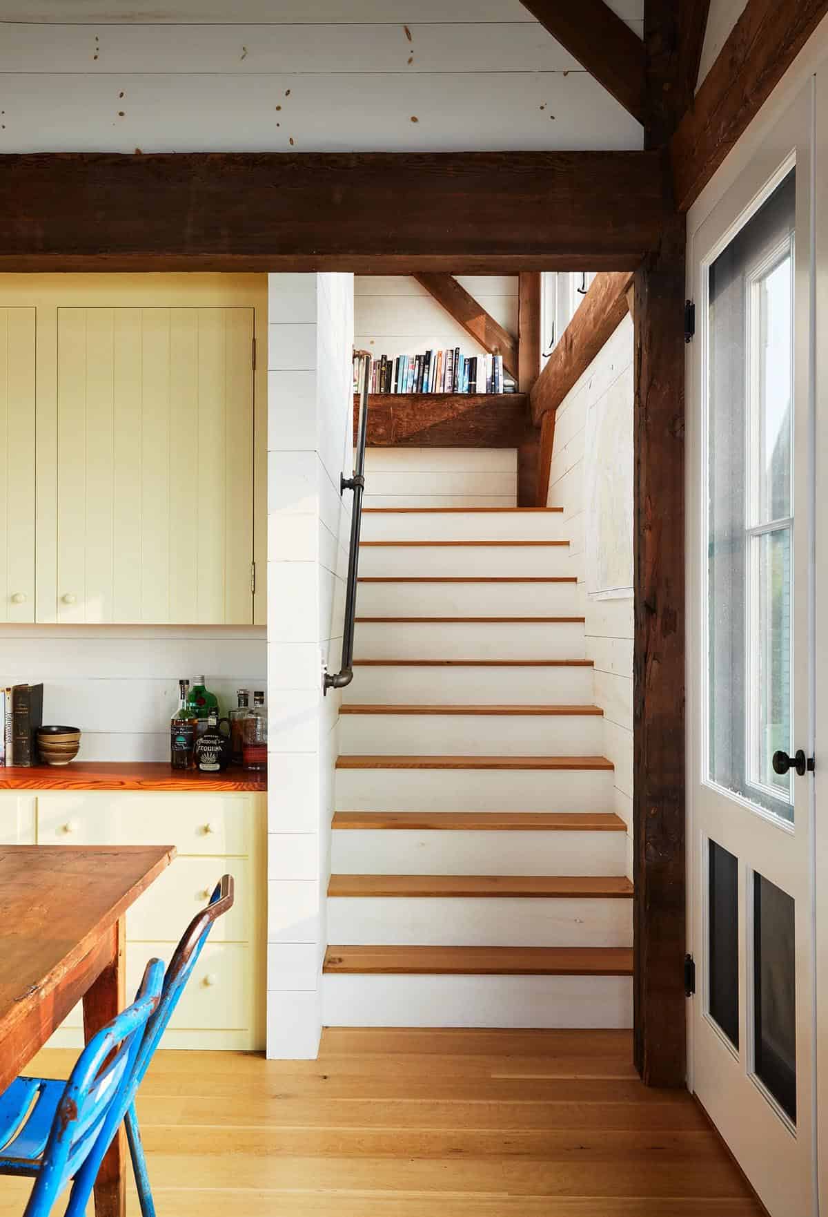 rustic staircase