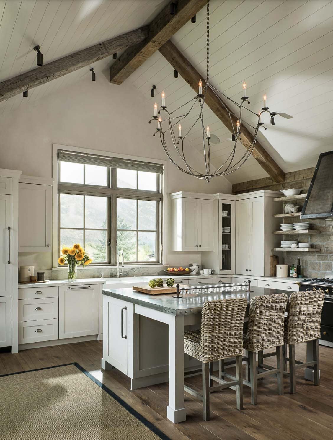 modern rustic kitchen