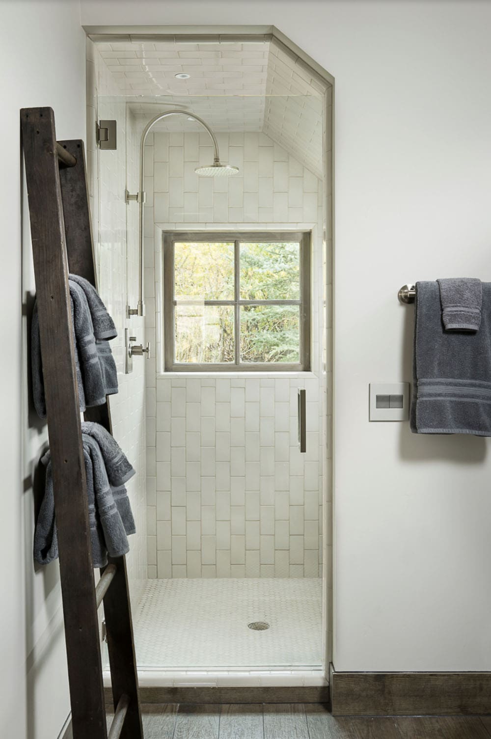 modern rustic bathroom
