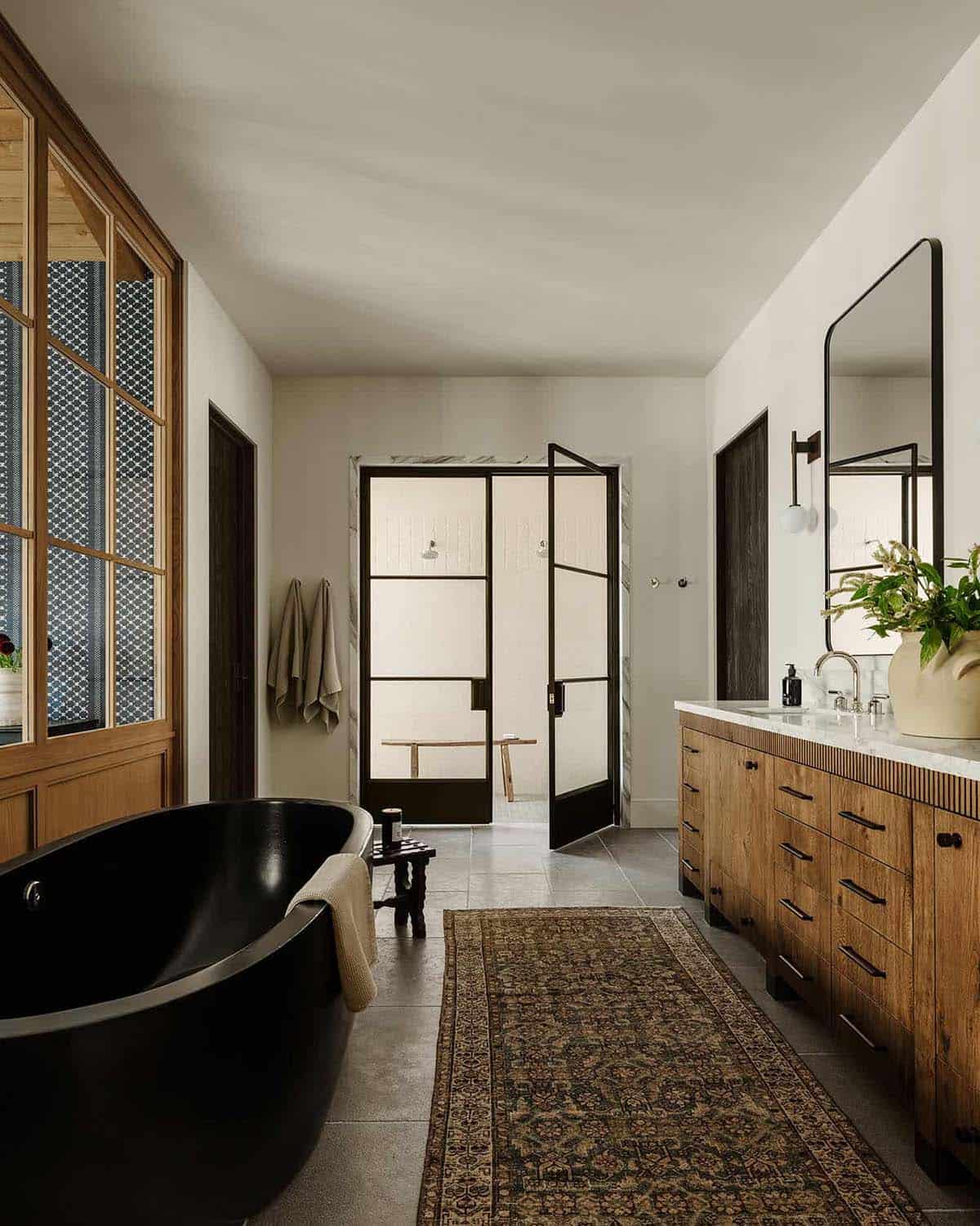 farmhouse style bathroom