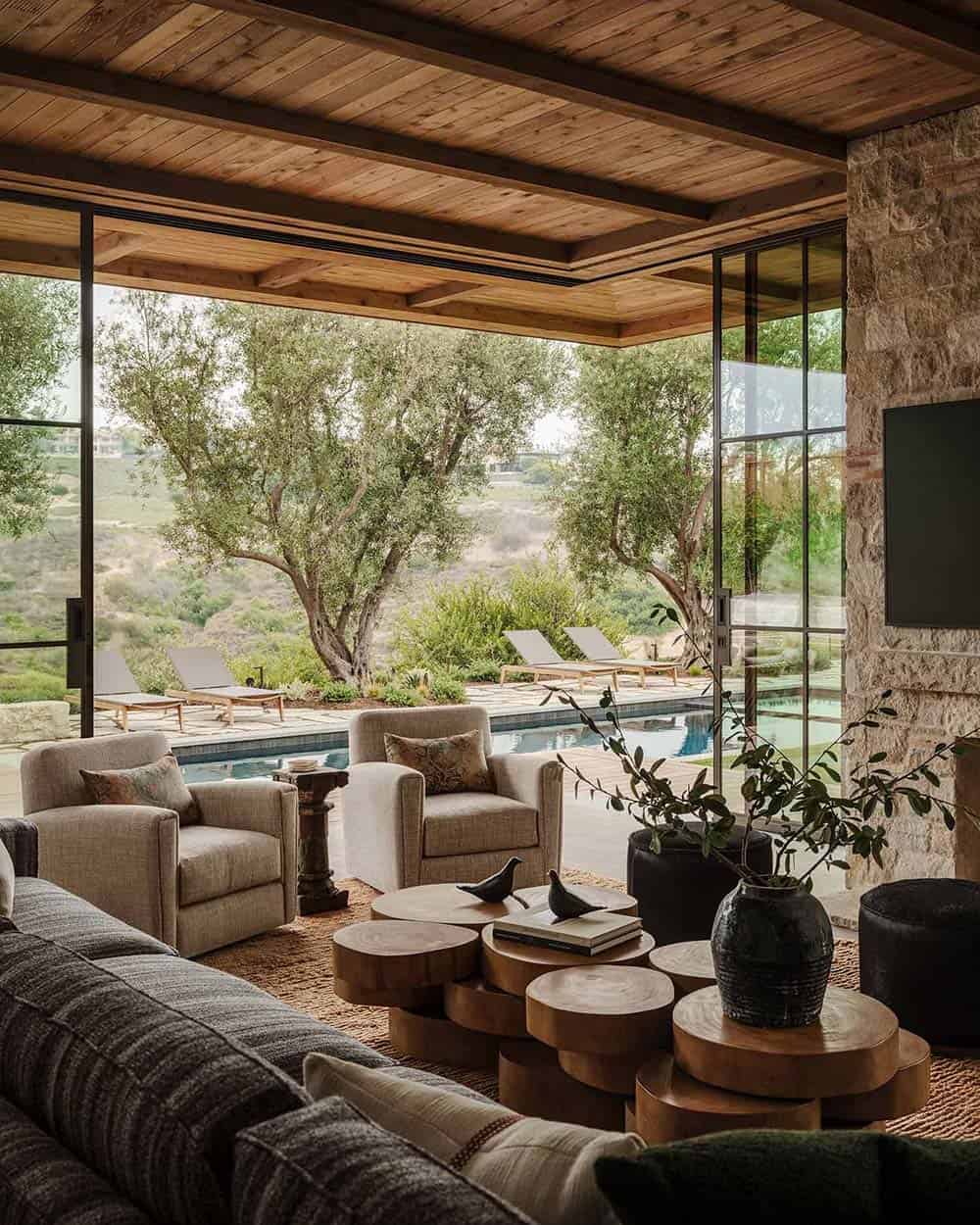 farmhouse style living room