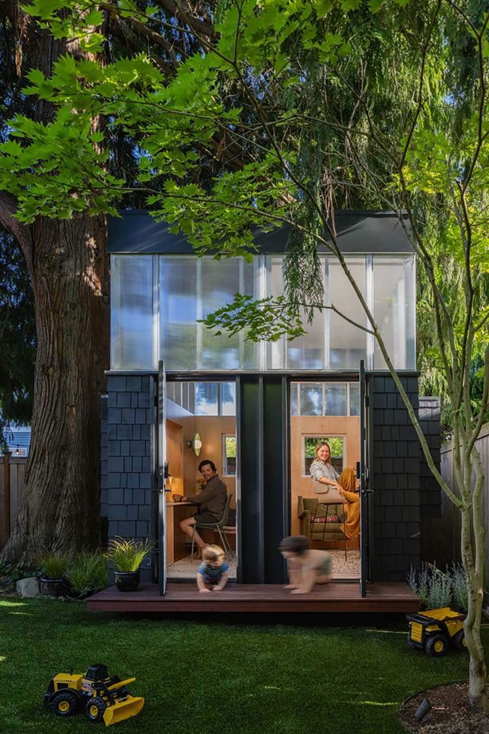 backyard home office exterior