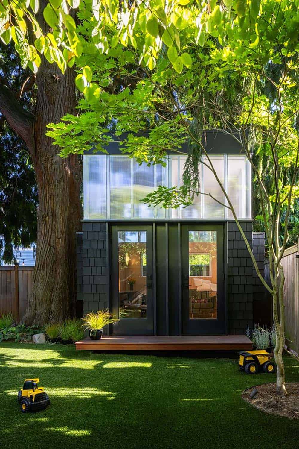 backyard home office exterior