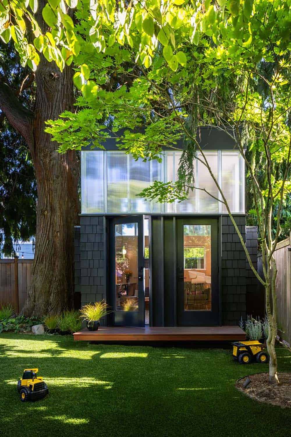 backyard home office exterior
