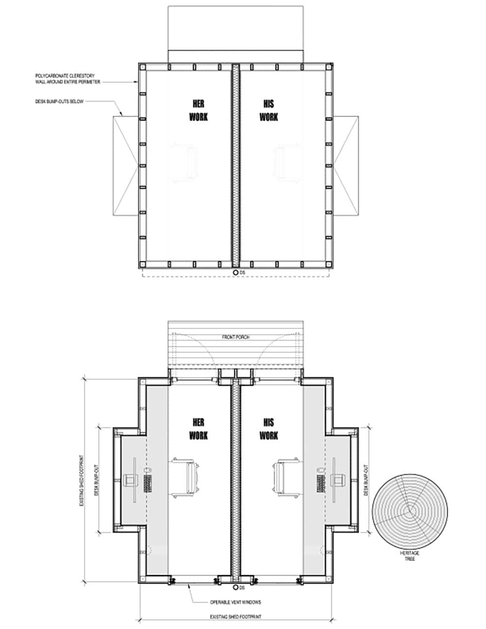 backyard home office floor plan