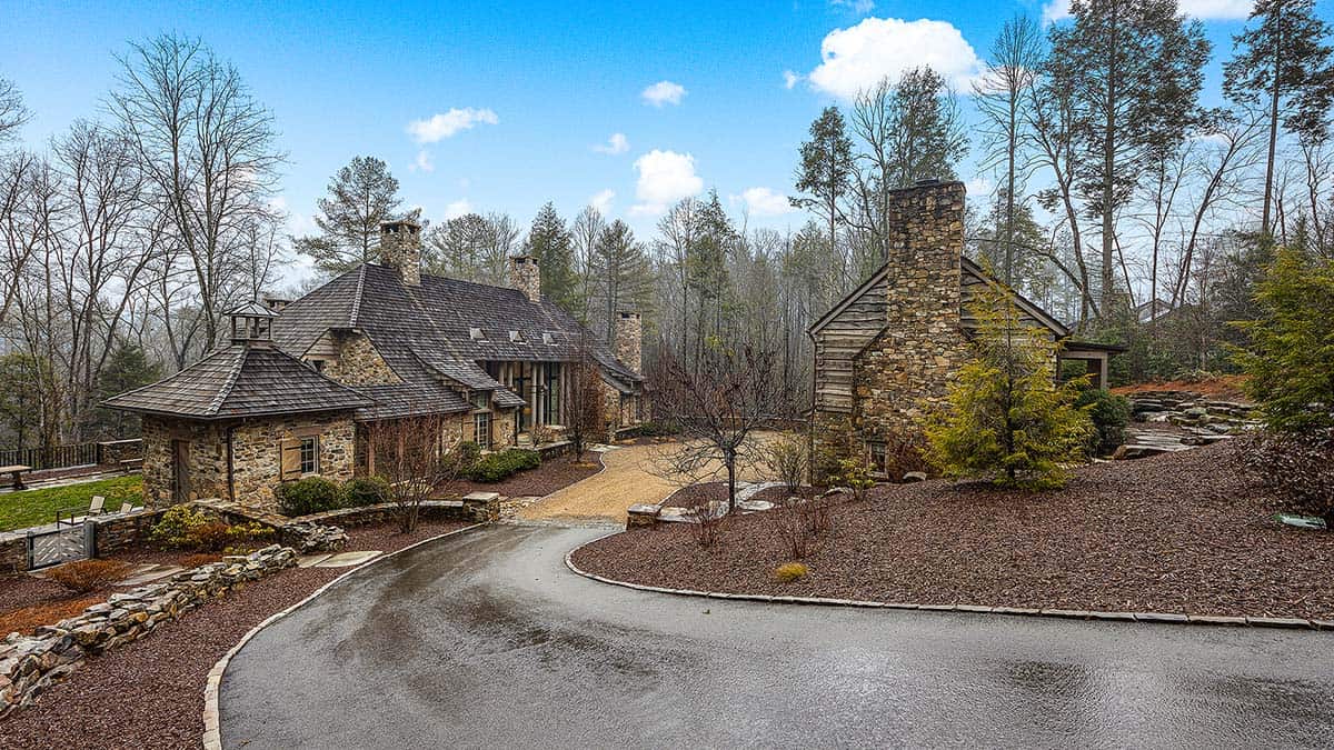 rustic house exterior