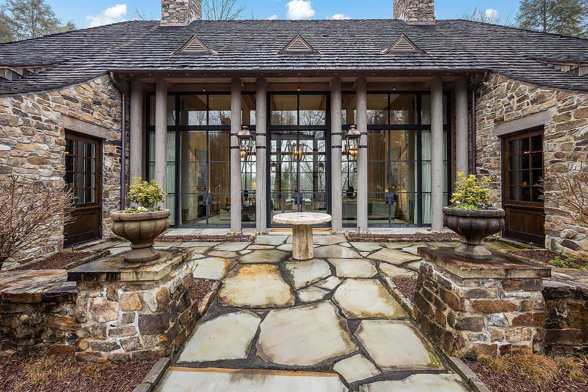 rustic house exterior